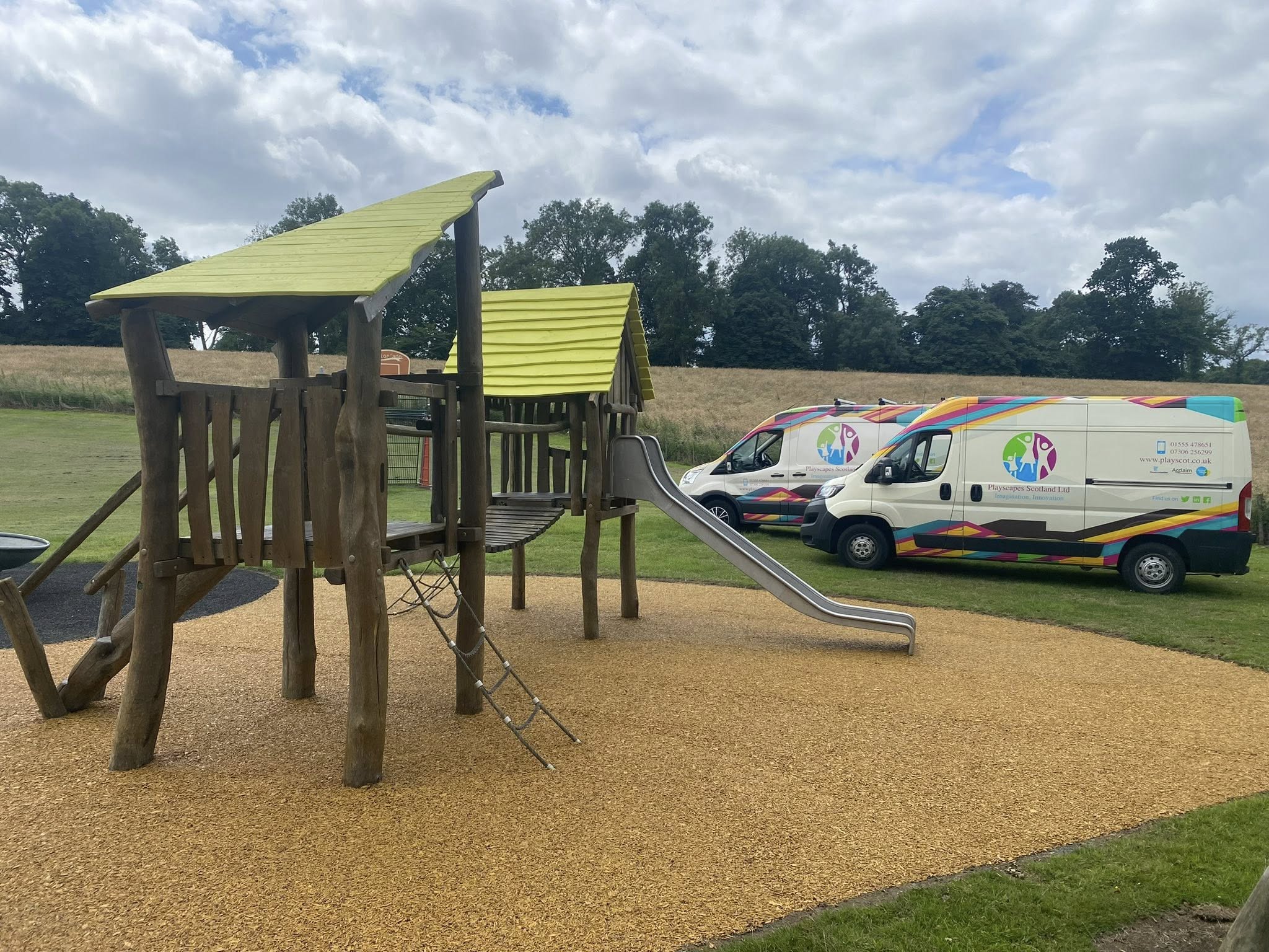 Public realm and play landscape